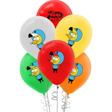 Kikajoy Kral Şakir Temalı Baskılı Parti Balonu 10'lu
