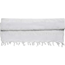 Bursa Hatırası Saraylı Peştemal Pamuk Beyaz 80 x 180 cm