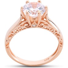 Harem Altın Altı Tırnak Barok Rose Yüzük - Gms169