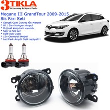 3 Tıkla Renault Megane 2 Sw 2006-2015 Sis Farı Set Oem: 8200074008