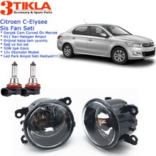 3 Tıkla Citroen C-Elysee Sis Farı Set Oem: 8200074008
