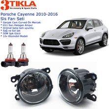 3 Tıkla Porsche Cayenne 2010-2016 Sis Farı Set Oem: 8200074008