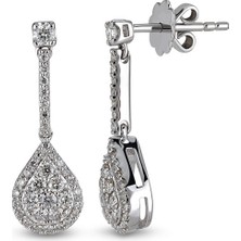 Harem Altın 0.50 Ct Coronet Pırlanta Küpe Cork1