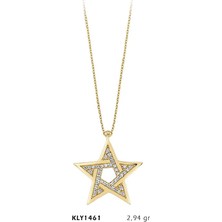 Harem Altın 14 Ayar Altın Taşlı Yıldız Kolye Kly1461