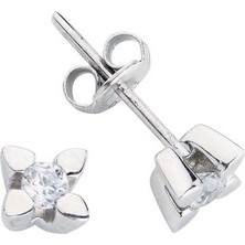 Harem Altın Badem Montür Gümüş Küpe - Gms558