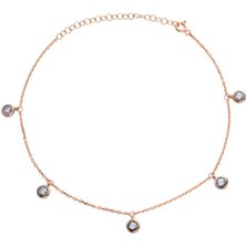 Harem Altın Beştaş Gümüş Halhal - Gms780