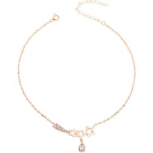 Harem Altın Biela Kuyruklu Yıldız Gümüş Halhal - Gms782