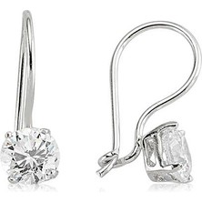 Harem Altın Gümüş Tek Taş Sallantılı Küpe