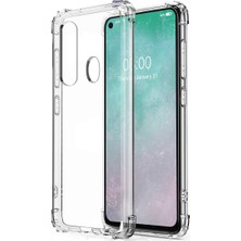 Blogy Galaxy A60 Crystal Fit Kılıf Crystal Clear