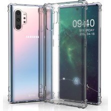 Blogy Galaxy Note 10 Plus Crystal Fit Kılıf Crystal Clear