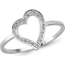 Harem Altın 18 Ayar Altın Pırlanta Kalp Yüzük 48583