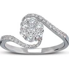 Harem Altın 0.45 Ct Coronet Pırlanta Yüzük Cory9