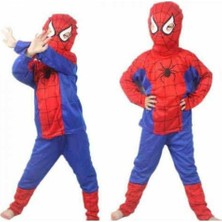Evistro Spiderman Örümcek Adam Çocuk Kostümü 7-9 Yaş