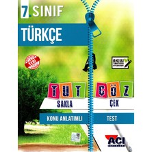 Açı Yayınları 7. Sınıf Türkçe Tut Sakla Çek Çöz