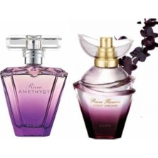 Avon Rare Amethyst 50 ml + Avon Rare Flowers Night Orchıd 50 ml Kadın Parfüm