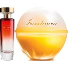 Avon Incandessence 50 ml Bayan Edp+Avon Alpha 50 ml Bayan Edp