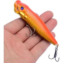 Balık Avcısı Balıkavcısı Büyük Popper Yapay Balık Yem Lures 9.5 cm 12G 3D Gözler Yem Topwater Crankbait Wobblers