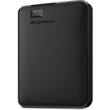 WD Elements 5TB 2.5" Siyah Taşınabilir Disk WDBU6Y0050BBK-EA