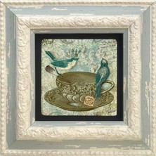 Oscar Stone Decor Çerçeveli Taş Duvar Tablosu