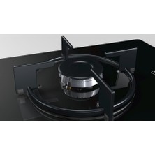 Bosch POH6C6B11O Doğalgazlı Wok Gözlü Siyah Cam Ankastre Ocak