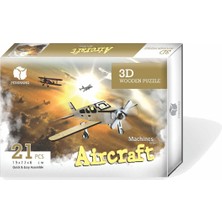 Pershang Aircraft 21 Parça Ahşap 3D Puzzle