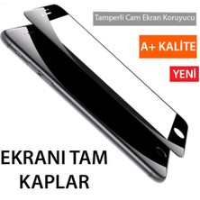 Idubi Apple iPhone XS Max Tam Kaplayan 5D Cam Ekran Koruyucu Siyah