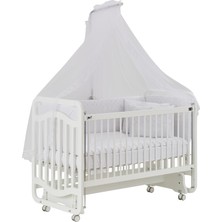 Gg Baby Bebek Uyku Seti Beyaz Lüks Pamuk 11 Parça