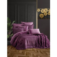 Cotton Box Velvet Çift Kişilik Çeyiz Seti Carmela Mürdüm