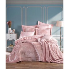 Cotton Box Velvet Çift Kişilik Çeyiz Seti Carmela Pudra