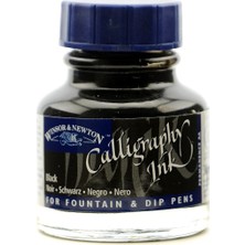 Winsor & Newton Calligraphy Ink Kaligrafi Mürekkebi 30 ml. 030 Black