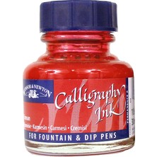 Winsor & Newton Calligraphy Ink Kaligrafi Mürekkebi 30 ml. 203 Crımson