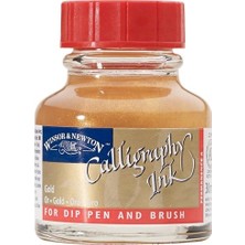 Winsor & Newton Calligraphy Ink Kaligrafi Mürekkebi 30 ml. Metallıc Gold