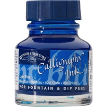 Winsor & Newton Calligraphy Ink Kaligrafi Mürekkebi 30 ml. 350 Lıght Blue