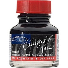 Winsor & Newton Calligraphy Ink Kaligrafi Mürekkebi 30 ml. Matt Black