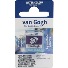 Talens Van Gogh 1/2 Tablet Sulu Boya 568 Permanent Blue Violet