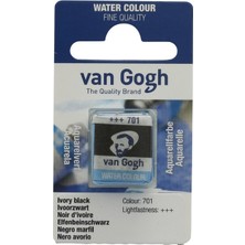Talens Van Gogh 1/2 Tablet Sulu Boya 701 Ivory Black