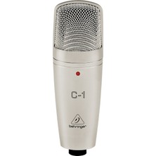 Behringer U-Phoria Studio Stüdyo Kayıt Paketi C-1 Kondenser Mikrofon + Um2 Ses Kartı + HPS5000 Stüdyo Kulaklık
