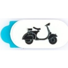 Funsylab Kamera Kapatıcı Vespa Mini Beyaz