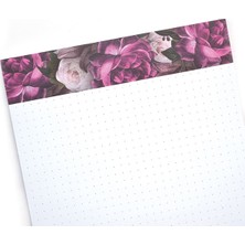 Pulp Floral Roses Noktalı Notepad (A5)