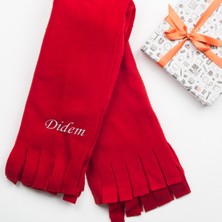 Hediyesepeti Hediye Sepeti Kişiye Özel Isim Nakışlı Atkı