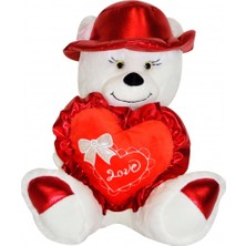 Selay Toys Şapkalı Ayı 40 cm Krem