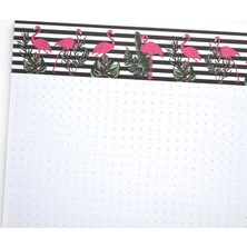 Pulp Pink Flamingos Noktalı Notepad (A5)