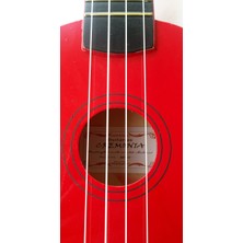 Cremonia Ukulele 21" Kırmızı