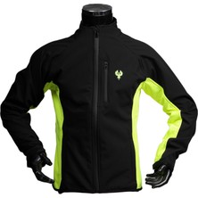 Anka Hp Softshell Su ve Rüzgar Geçirmez Mont Siyah Neon