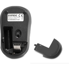 Everest Sm-804 Usb Siyah/Beyaz 800/1200/1600Dpi Kablosuz Mouse