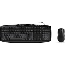 Everest Un-796 Siyah Usb Multi - Media Klavye + Mouse Set