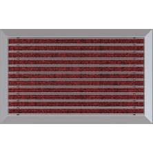 Arfen Halı Üst Yüzeyli Alüminyum Kırmızı Paspas 60 x 120 cm