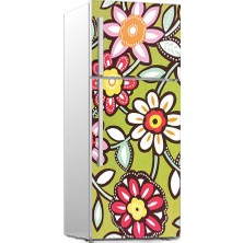 Renkselart Buz Dolabı Beyaz Eşya Sticker 017