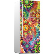 Renkselart Buz Dolabı Beyaz Eşya Sticker 032