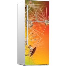 Renkselart Buz Dolabı Beyaz Eşya Sticker 036